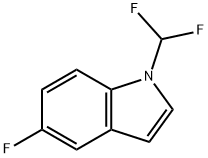 1-(difluoromethyl)-5-fluoro-1H-indole Structure