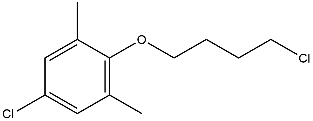 5-Chloro-2-(4-chlorobutoxy)-1,3-dimethylbenzene Structure