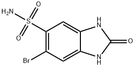 6-bromo-2-oxo-2,3-dihydro-1H-1,3-benzodiazole-5-sulfonamide 结构式