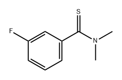 Benzenecarbothioamide, 3-fluoro-N,N-dimethyl- Structure