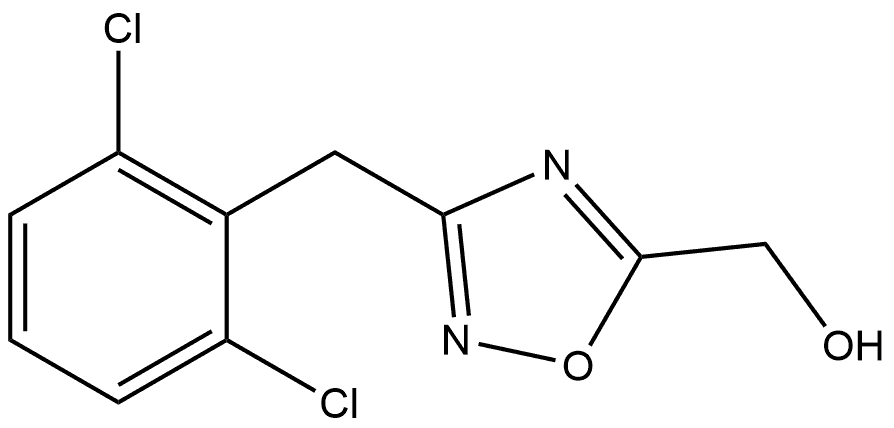 3-(2,6-Dichlorobenzyl)-1,2,4-oxadiazol-5-yl]methanol Structure