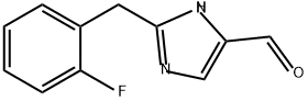 2-(2-FLUOROBENZYL)-1H-IMIDAZOLE-4-CARBALDEHYDE,1343696-08-1,结构式