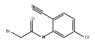 Acetamide, 2-bromo-N-(5-chloro-2-cyanophenyl)- 结构式