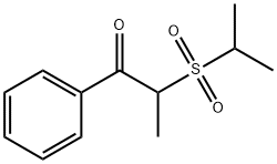 1-Propanone, 2-[(1-methylethyl)sulfonyl]-1-phenyl- Struktur