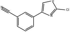 3-(2-氯-1,3-噻唑-4-基)苯甲腈, 1343963-66-5, 结构式