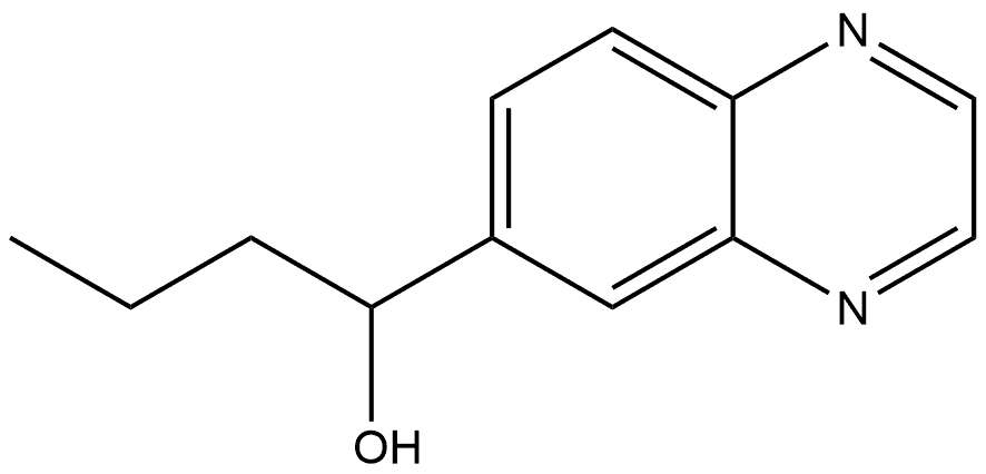 α-Propyl-6-quinoxalinemethanol Structure