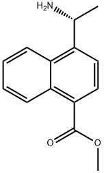 (R)-1-(4-(methoxycarbonyl)naphthalen-1-yl)ethanaminium chloride,1344396-67-3,结构式