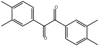 Ethanedione, bis(3,4-dimethylphenyl)- (9CI) 化学構造式