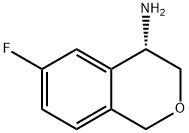 1H-2-Benzopyran-4-amine, 6-fluoro-3,4-dihydro-, (4S)-,1344626-00-1,结构式