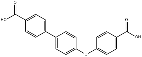 [1,1'-Biphenyl]-4-carboxylic acid, 4'-(4-carboxyphenoxy)- 化学構造式