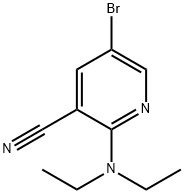 5-Bromo-2-(diethylamino)nicotinonitrile,1346541-03-4,结构式