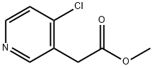 2-(4-氯吡啶-3-基)乙酸甲酯 结构式