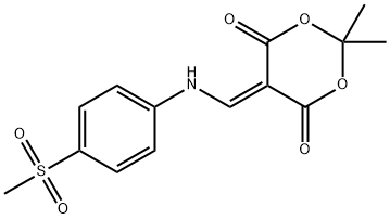 1,3-Dioxane-4,6-dione, 2,2-dimethyl-5-[[[4-(methylsulfonyl)phenyl]amino]methylene]-