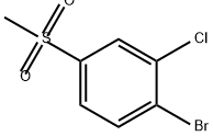 1-溴-2-氯-4-(甲磺酰基)苯, 1346555-48-3, 结构式