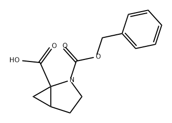 2-Azabicyclo[3.1.0]hexane-1,2-dicarboxylic acid, 2-(phenylmethyl) ester,134666-83-4,结构式