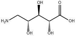 5-Amino-5-deoxy-D-ribonic acid Struktur