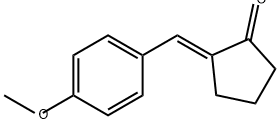 Cyclopentanone, 2-[(4-methoxyphenyl)methylene]-, (2E)- Structure