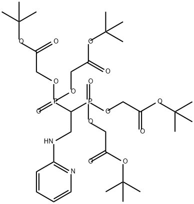 3,7-Dioxa-4,6-diphosphanonanedioic acid, 4,6-bis[2-(1,1-dimethylethoxy)-2-oxoeth… Structure