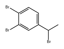 Benzene, 1,2-dibromo-4-(1-bromoethyl)- 化学構造式