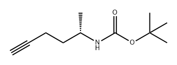 5-辛-2-基氨基甲酸叔丁酯 结构式