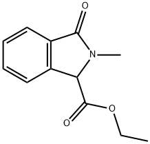 2-Methyl-3-oxo-2,3-dihydro-1H-isoindole-1-carboxylic acid ethyl ester|