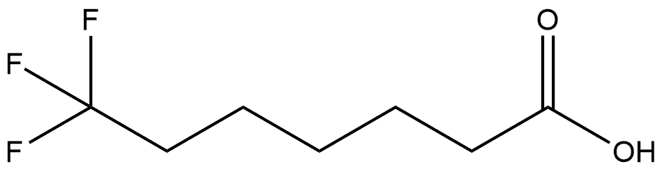 7,7,7-Trifluoro-heptanoic acid Struktur