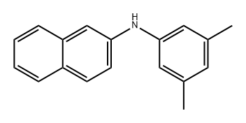 2-Naphthalenamine, N-(3,5-dimethylphenyl)- Struktur