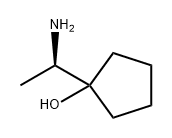 (R)-1-(1-氨基乙基)环戊-1-醇,1350797-92-0,结构式
