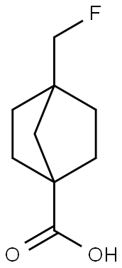 Bicyclo[2.2.1]heptane-1-carboxylic acid, 4-(fluoromethyl)- Structure