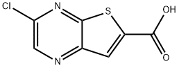 Thieno[2,3-b]pyrazine-6-carboxylic acid, 3-chloro- Structure