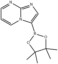 Imidazo[1,2-a]pyrimidine, 3-(4,4,5,5-tetramethyl-1,3,2-dioxaborolan-2-yl)- Structure