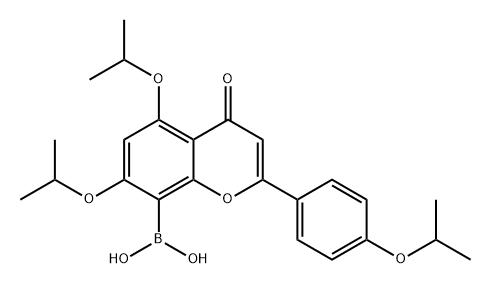 Boronic acid, B-[5,7-bis(1-methylethoxy)-2-[4-(1-methylethoxy)phenyl]-4-oxo-4H-1-benzopyran-8-yl]-