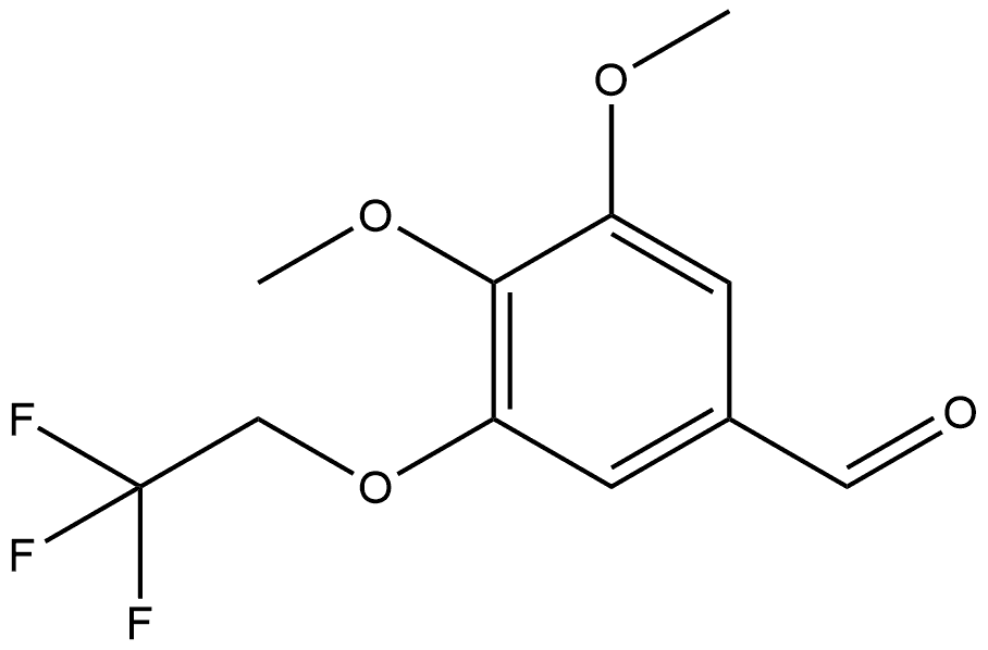 3,4-Dimethoxy-5-(2,2,2-trifluoroethoxy)benzaldehyde|