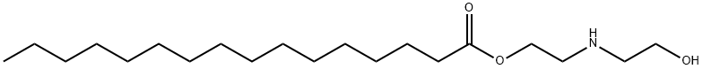 パルミチン酸2-[(2-ヒドロキシエチル)アミノ]エチル 化学構造式