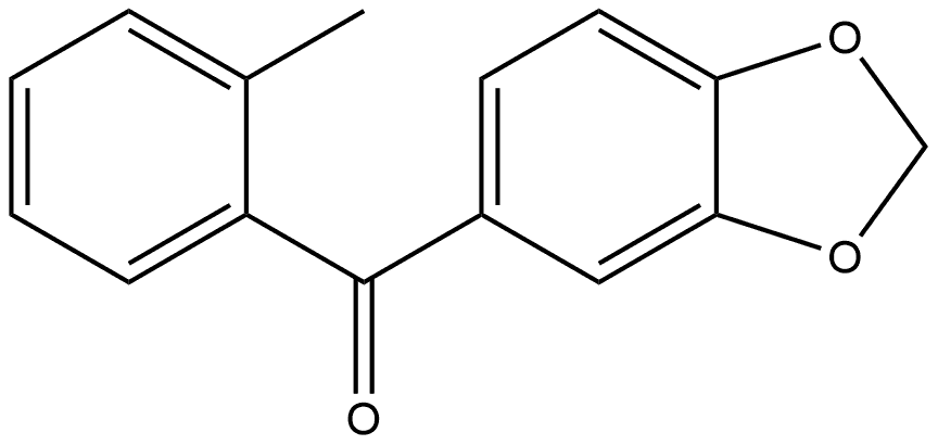 1,3-Benzodioxol-5-yl(2-methylphenyl)methanone Struktur