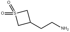 3-(2-aminoethyl)thietane 1,1-dioxide Structure