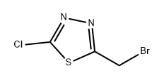 1,3,4-Thiadiazole, 2-(bromomethyl)-5-chloro- Structure