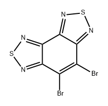 Benzo[1,2-c:3,4-c']bis[1,2,5]thiadiazole, 4,5-dibromo- Struktur