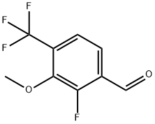 2-Fluoro-3-methoxy-4-(trifluoromethyl)benzaldehyde 结构式