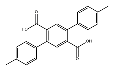2,5-二(4-甲苯基)对苯二甲酸,1352791-01-5,结构式