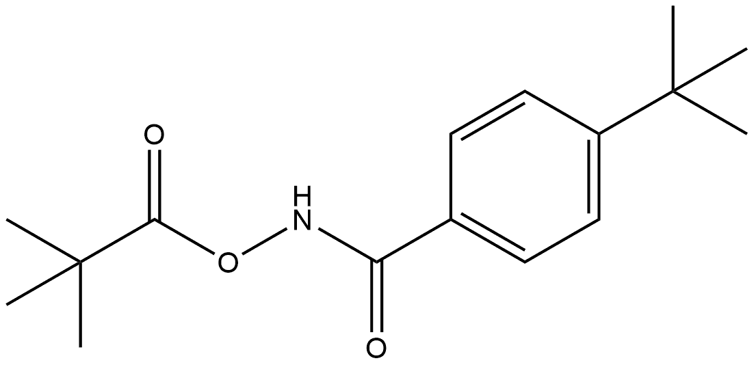 4-(1,1-Dimethylethyl)benzoyl]azanyl 2,2-dimethylpropanoate Structure