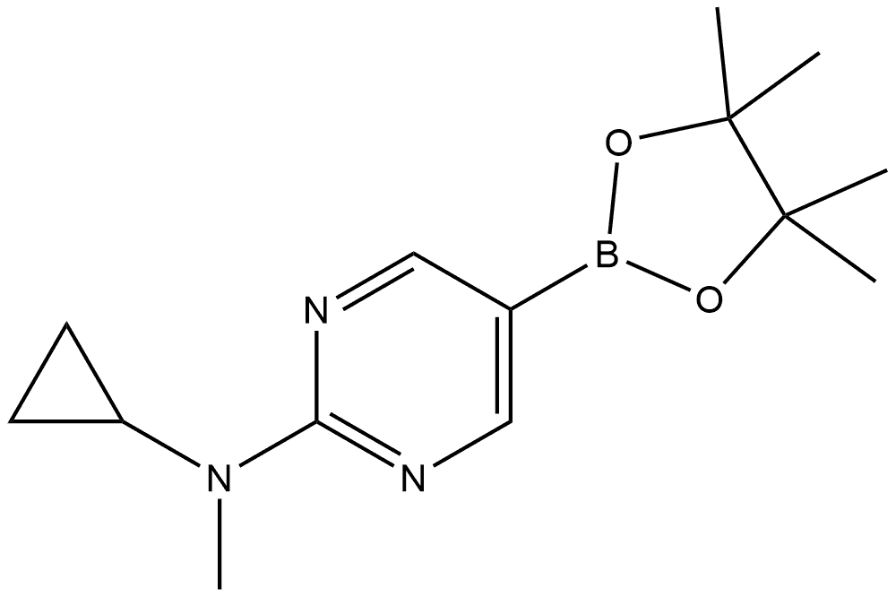 N-Cyclopropyl-N-methyl-5-(4,4,5,5-tetramethyl-1,3,2-dioxaborolan-2-yl)-2-pyri...,1352819-91-0,结构式