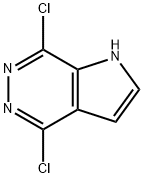 1H-Pyrrolo[2,3-d]pyridazine, 4,7-dichloro- Struktur