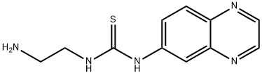 Thiourea, N-(2-aminoethyl)-N'-6-quinoxalinyl- Structure