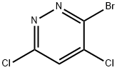 Pyridazine, 3-bromo-4,6-dichloro- 化学構造式