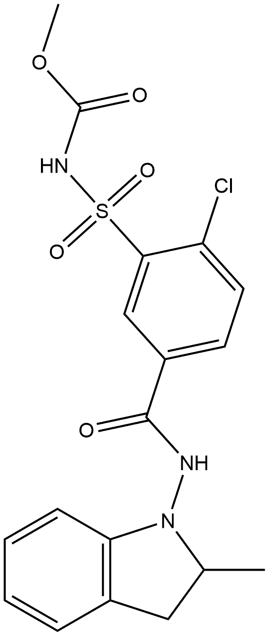 Indapamide Impurity 31 Structure