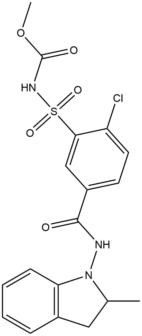 Indapamide Impurity 31 Struktur