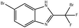 5-Bromo-2-[bromo(difluoro)methyl]-1H-benzimidazole Structure