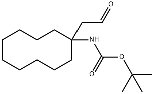 Carbamic acid, N-?[1-?(2-?oxoethyl)?cyclodecyl]?-?, 1,?1-?dimethylethyl ester Structure