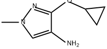 3-cyclopropoxy-1-methyl-1H-pyrazol-4-amine
hydrochloride Struktur